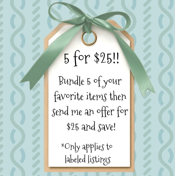 Other - 5 for $25!! Bundle and Save!